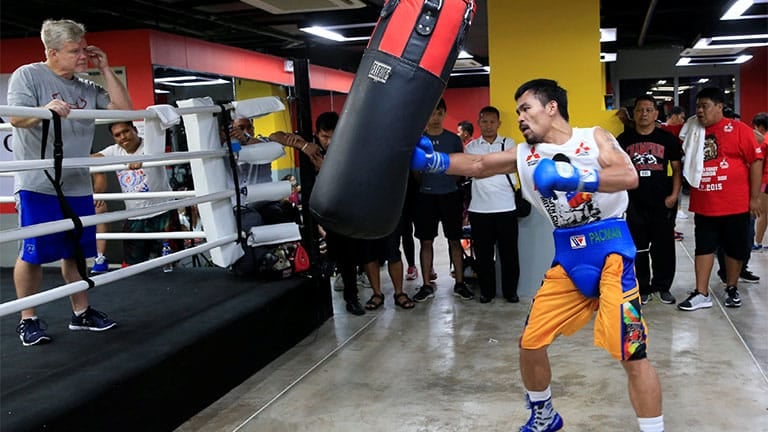 How to use the heavy bag