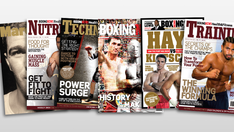 Canelo Alvarez vs Amir Khan plus a bookazine bundled in