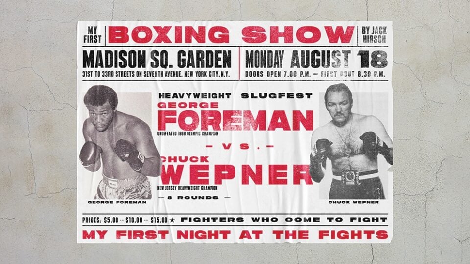 Veteran writer recalls first boxing show