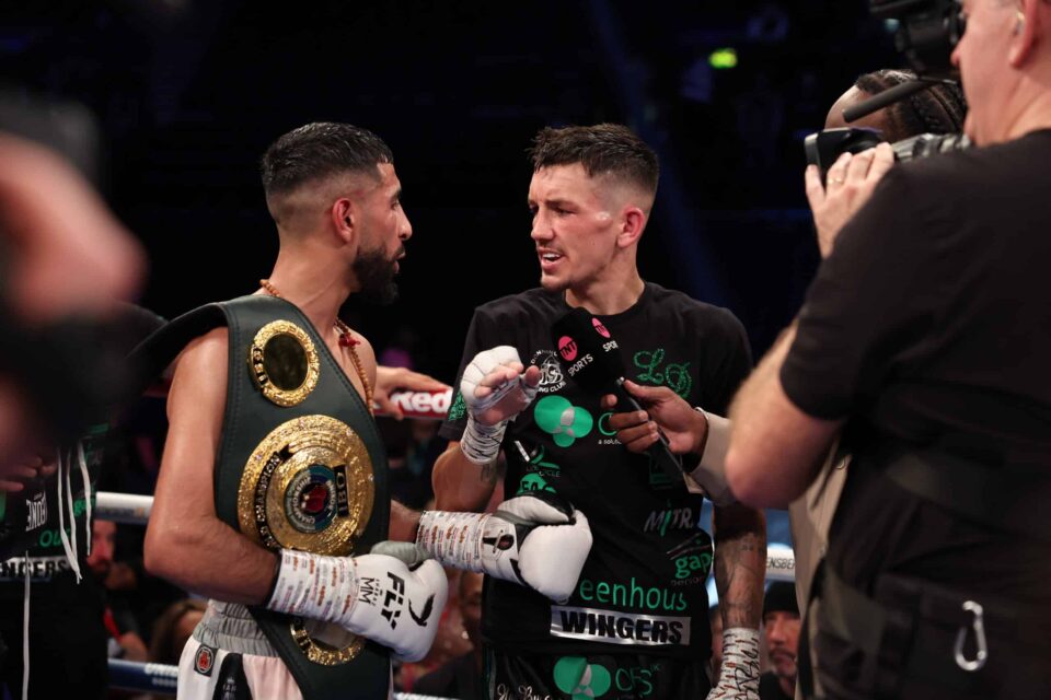 Shabaz Masoud hit the heights against Liam Davies but his feet remain on the ground