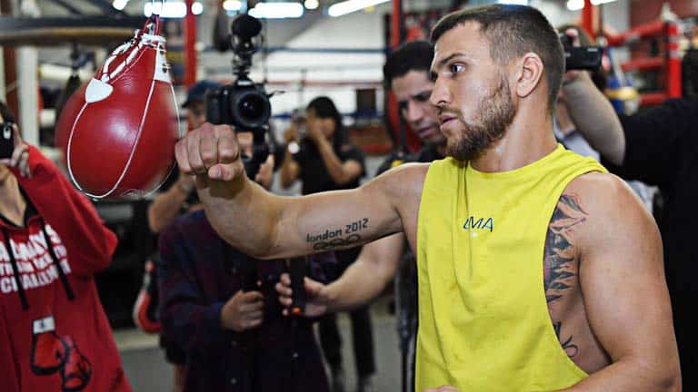vasyl lomachenko speed bag