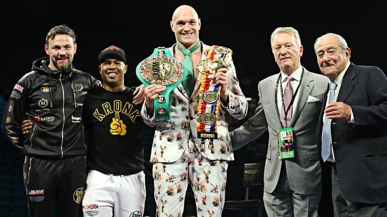 Behind the Scenes at the Tyson Fury show