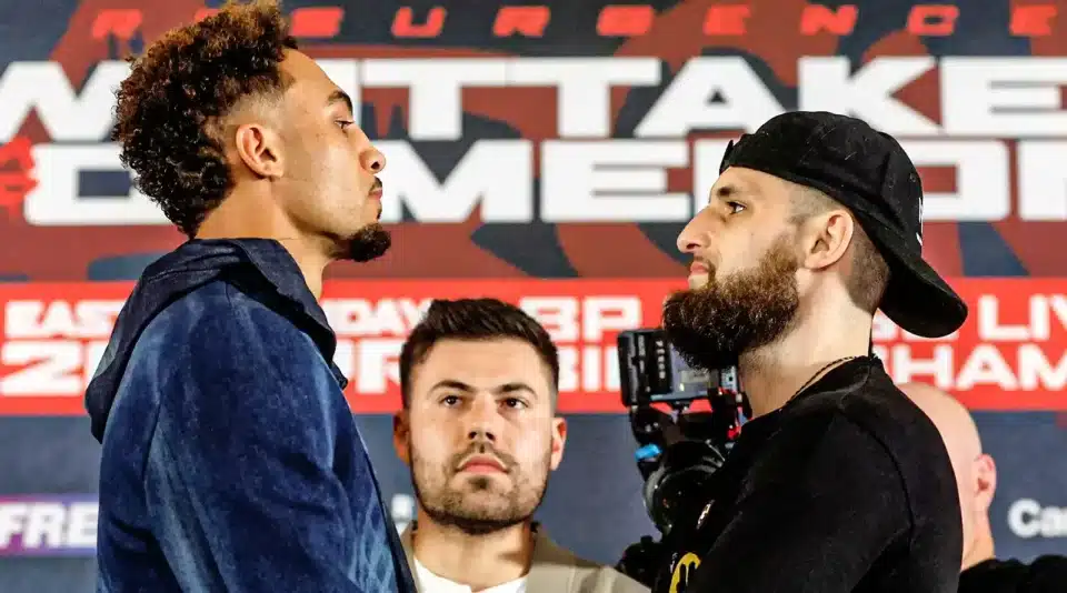 Liam Cameron accuses Ben Whittaker of ‘getting smaller’ at weigh-in