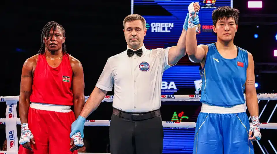 Outrageous stoppage leaves Kenyan fighter stunned at IBA Women’s World Boxing Championships