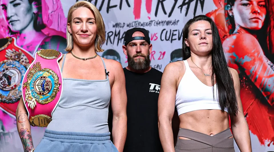 Who is on the Mikaela Mayer-Sandy Ryan II undercard?