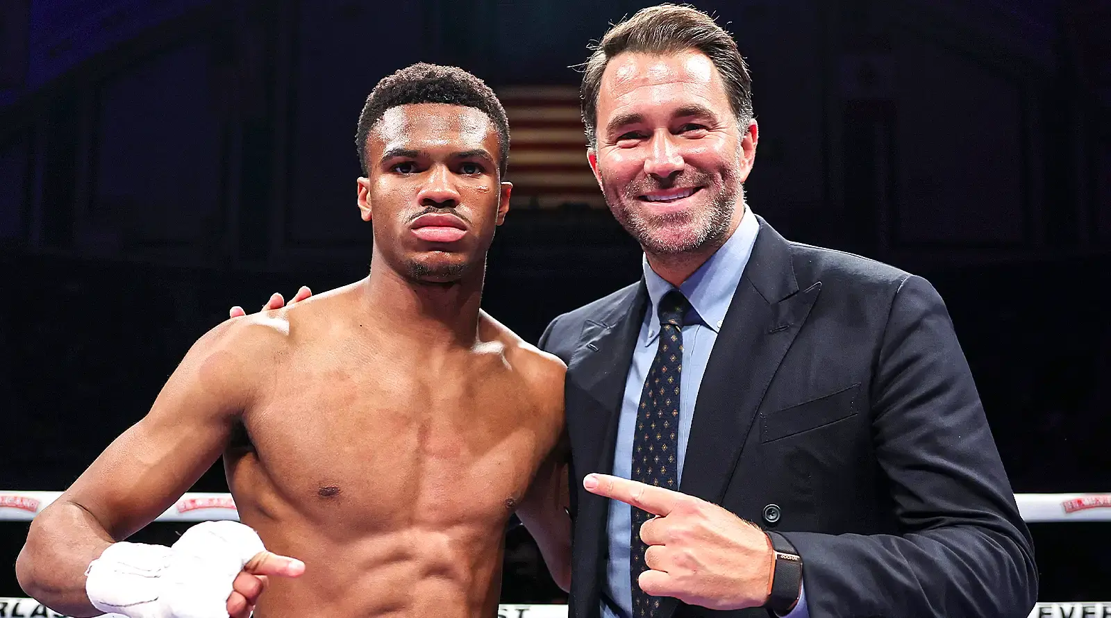 omari jones and eddie hearn