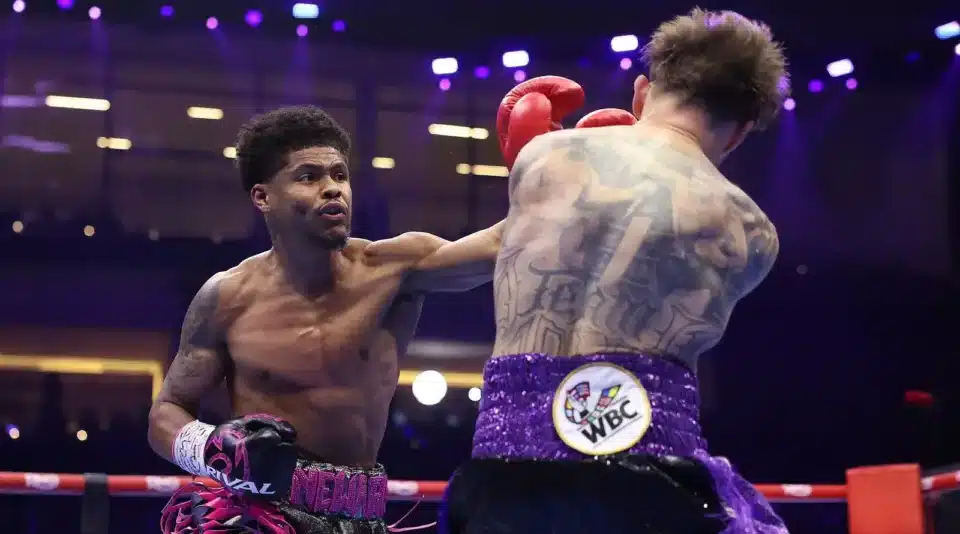 Shakur Stevenson stops late stand-in Josh Padley in nine