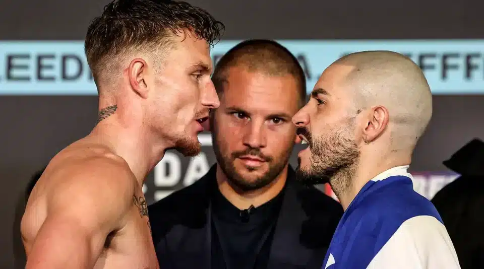 Dalton Smith and Mathieu Germain weigh in for super-lightweight clash